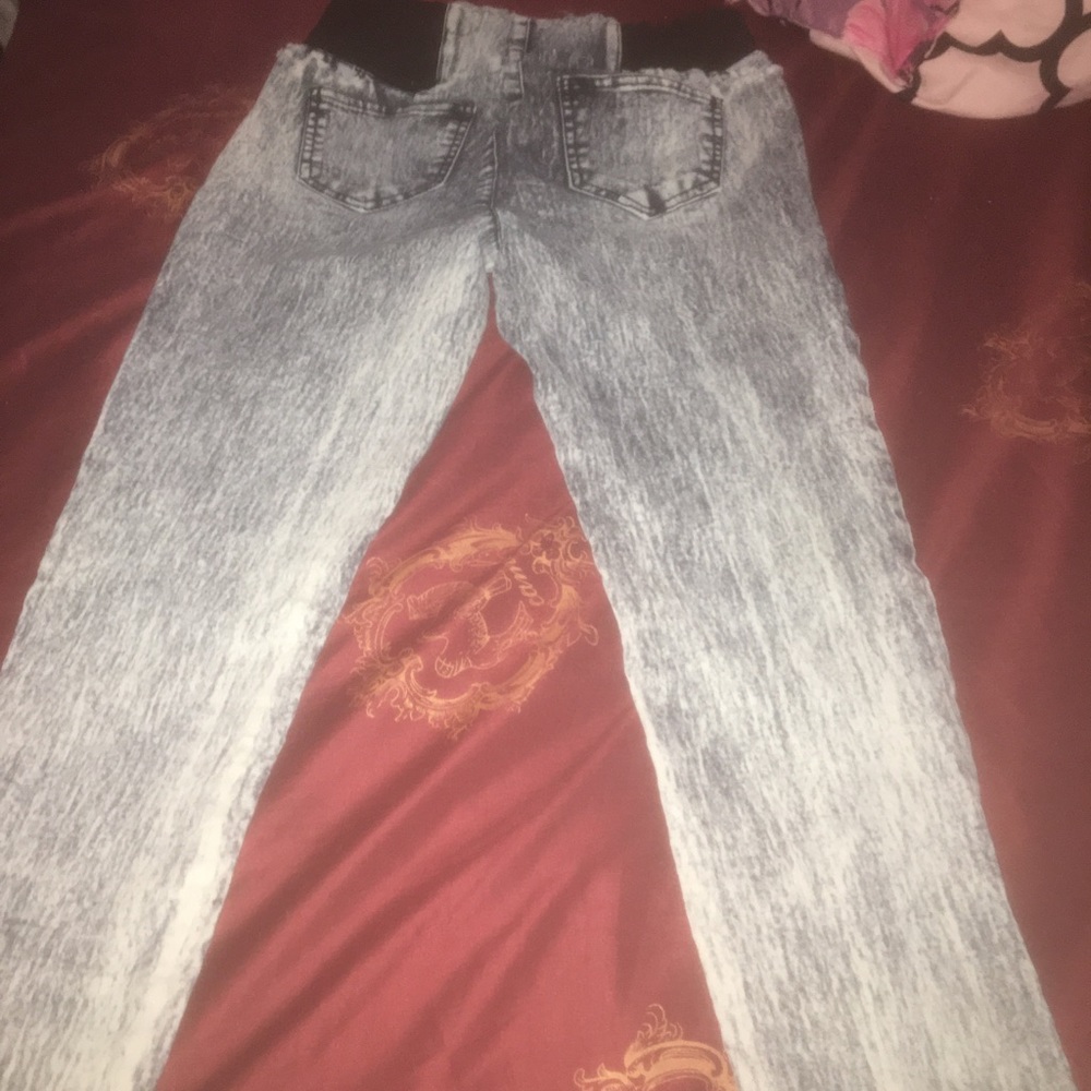 Blue jean high waisted